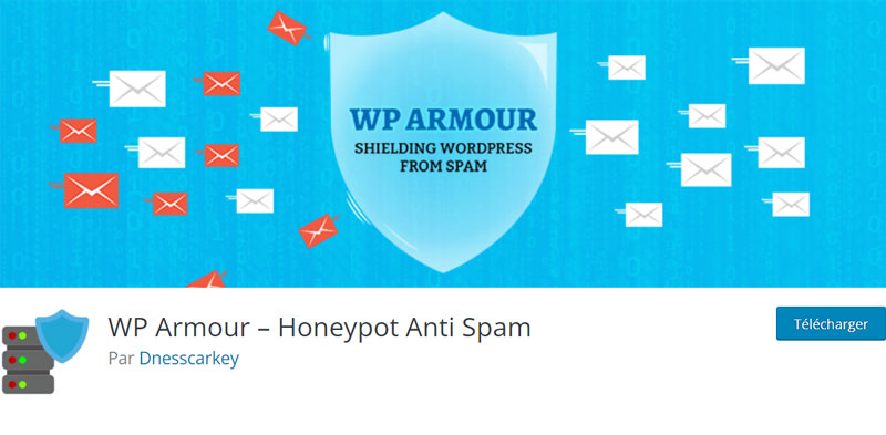 L’extension WP Armour dans le catalogue WordPress