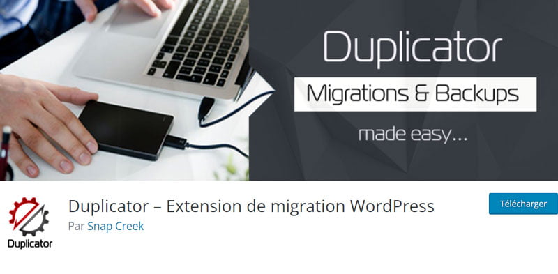 Changer d’hébergeur WordPress grâce à l’extension Duplicator