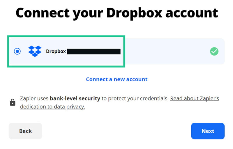 Connecter Dropbox avec Zapier pour sauvegarder un formulaire WordPress et ses réponses