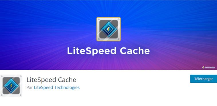 Page d’accueil de l’extension LiteSpeed Cache