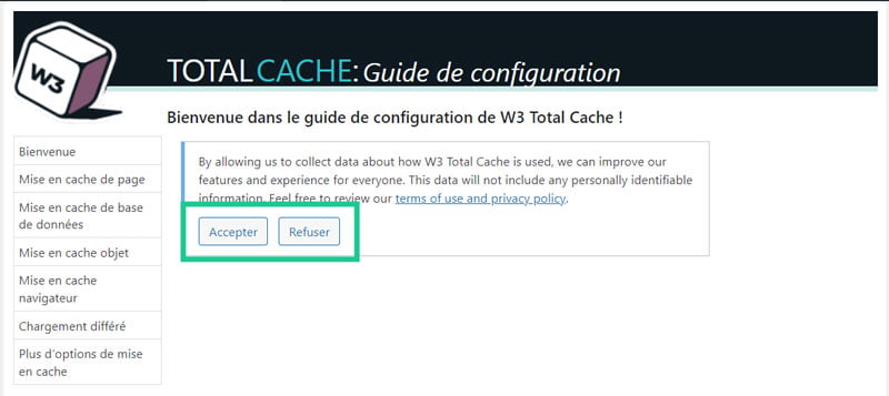 Configurer W3 Total Cache pour WordPress