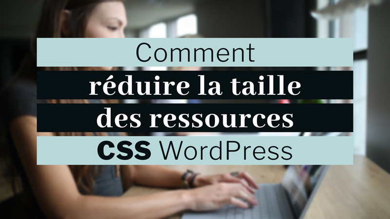 Réduire la taille des ressources CSS WordPress