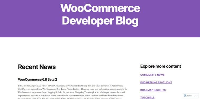 Blog des mises à jour pour sécuriser WooCommerce