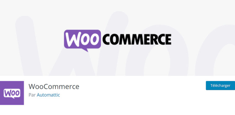 Page d’accueil de l’extension WooCommerce