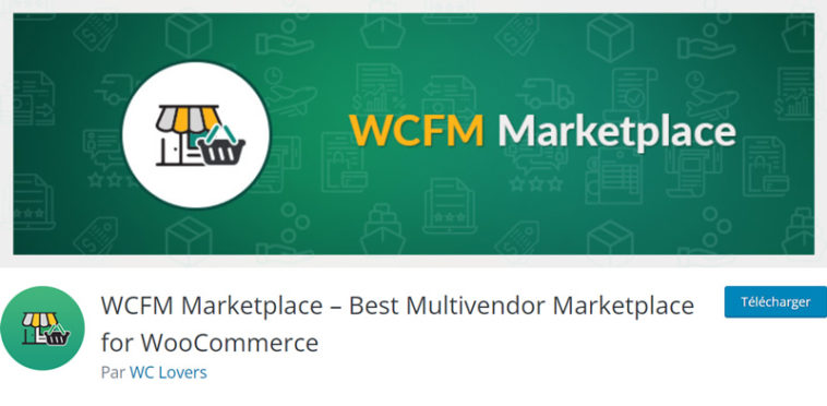 WCFM permet de créer un site WooCommerce marketplace